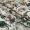 1 Yard Ivory Floral Passing of Adonis Stretch Cotton Sateen Fabric